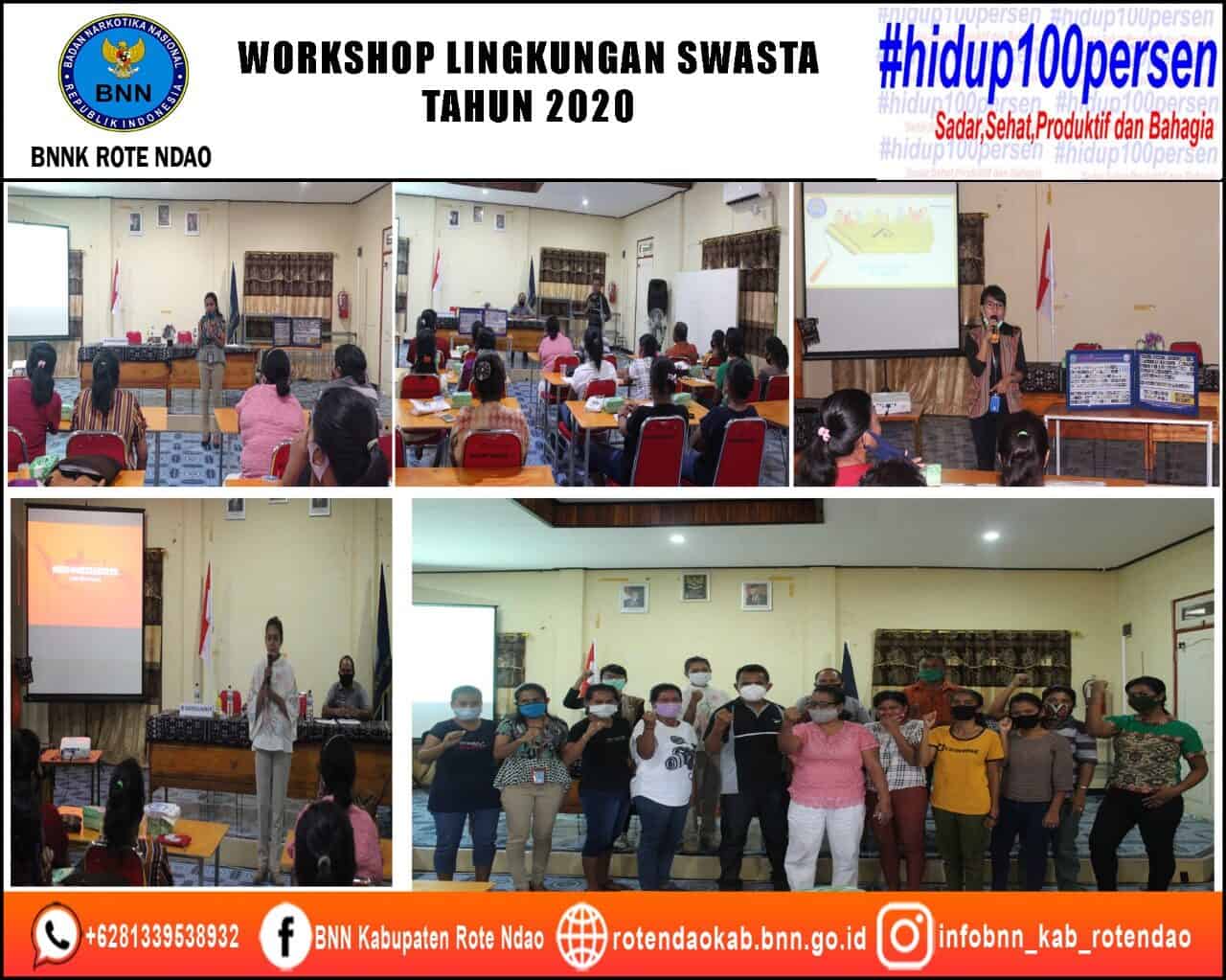 Kegiatan Workshop Lingkungan Swasta Tahun 2020 Kegiatan Workshop Lingkungan Swasta Tahun 2020