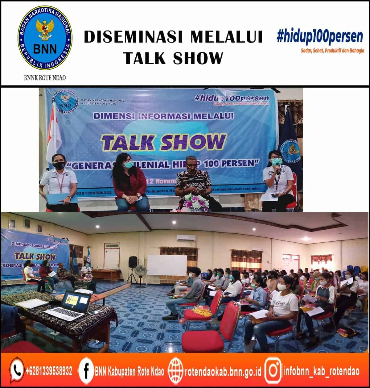Diseminasi Informasi Melalui Talk Show Diseminasi Informasi Melalui Talk Show