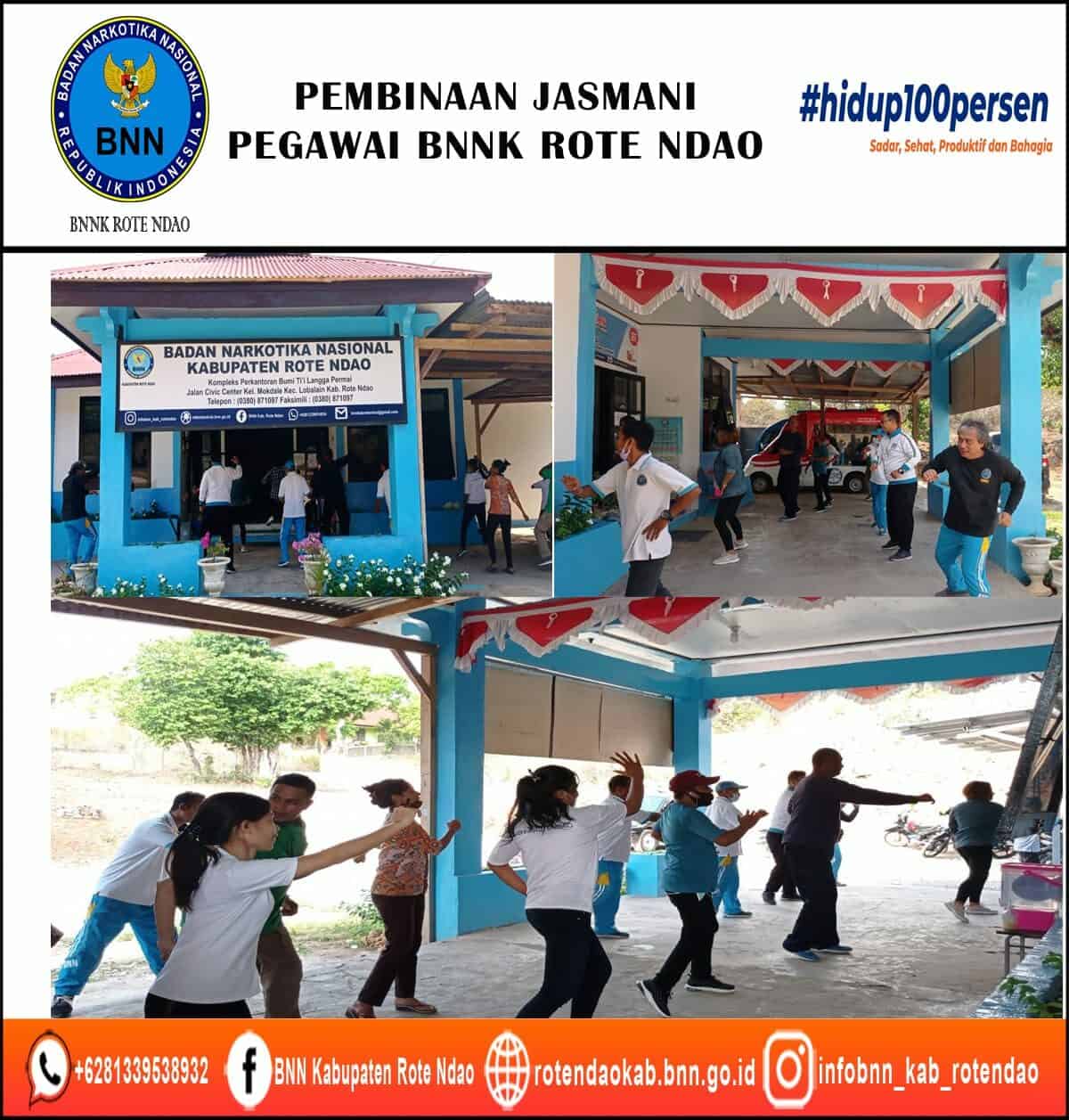Pembinaan Jasmani Pegawai BNNK Rote Ndao Pembinaan Jasmani Pegawai BNNK Rote Ndao