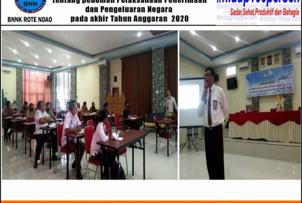 Mengikuti Sosialisasi PER-20/PB/2020 Tentang Pedoman Pelaksanaan Penerimaan dan Pengeluaran Negara pada Akhir Tahun Anggaran 2020 di Kabupaaten Rote Ndao