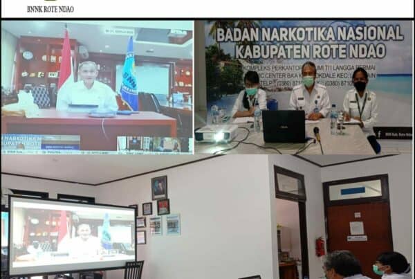 Rapat Pimpinan BNN RI BNNP dan BNNK/Kota Seluruh Indonesia melalui media Video Conference