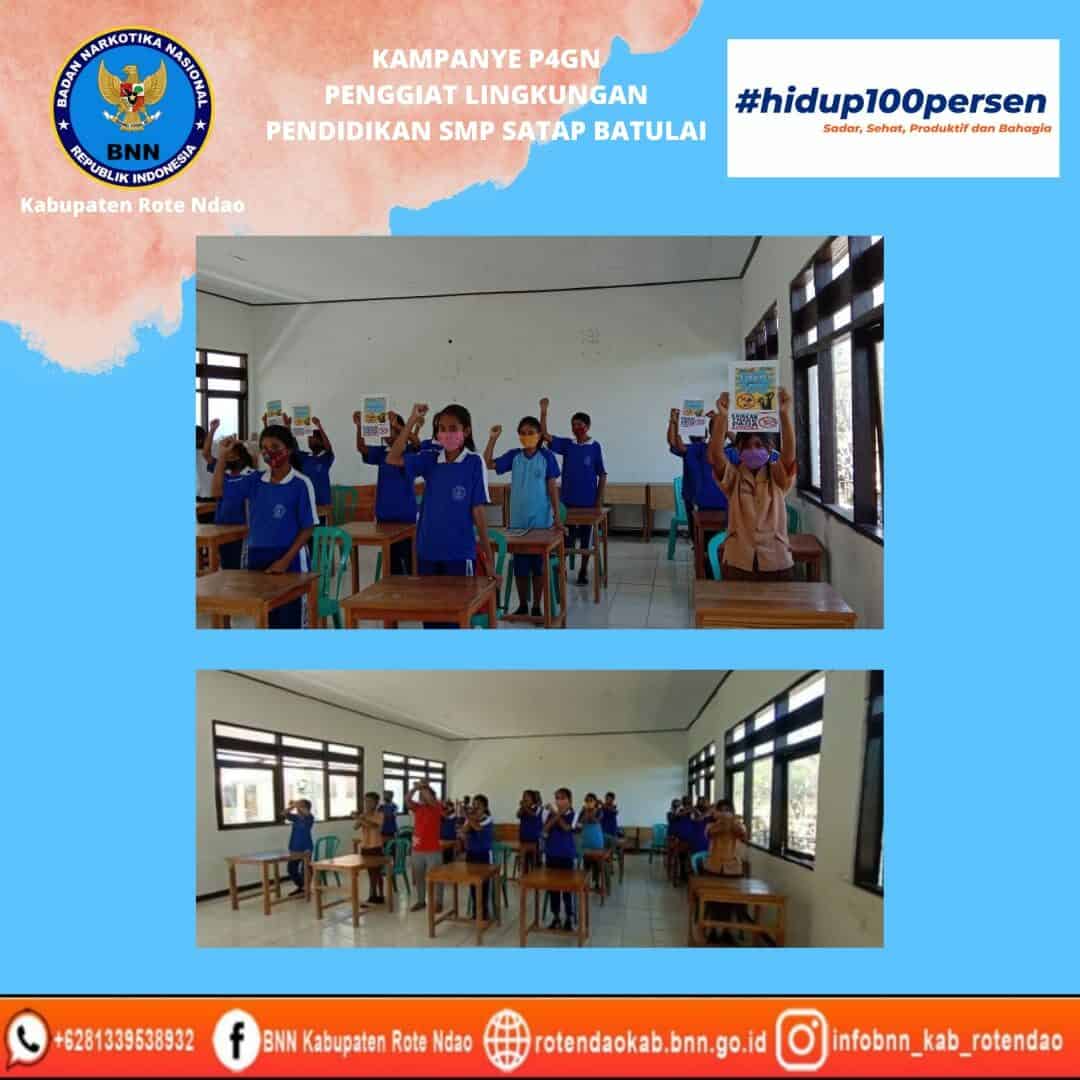 Kampanye P4GN Penggiat Anti Narkoba SMP SATAP Batulai Konsep Otomatis