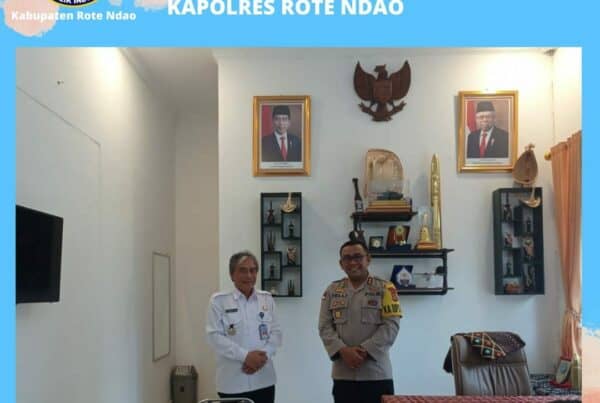 Kepala BNNK Rote Ndao melakukan kunjungan kerja Koordinasi P4GN dengan Kapolres Rote Ndao