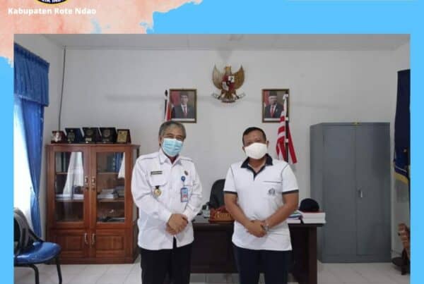 Kepala BNNK Rote Ndao melakukan kunjungan kerja Koordinasi P4GN dengan DANLANAL Pulau Rote
