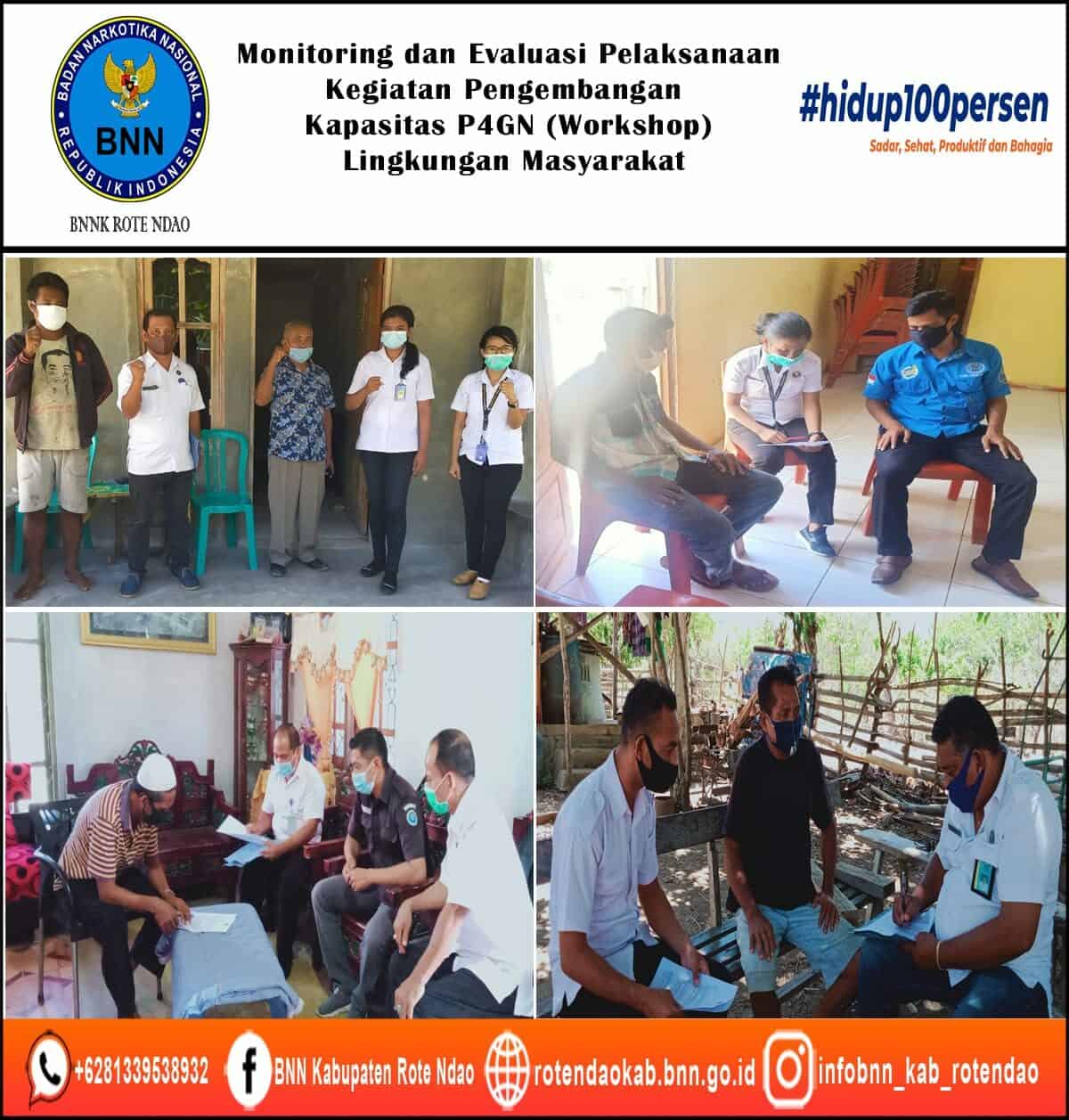 Monitoring Dan Evaluasi Pelaksanaan Kegiatan Pengembangan Kapasitas P4GN (Workshop) Di Lingkungan Masyarakat. Monitoring Dan Evaluasi Pelaksanaan Kegiatan Pengembangan Kapasitas P4GN (Workshop) Di Lingkungan Masyarakat.