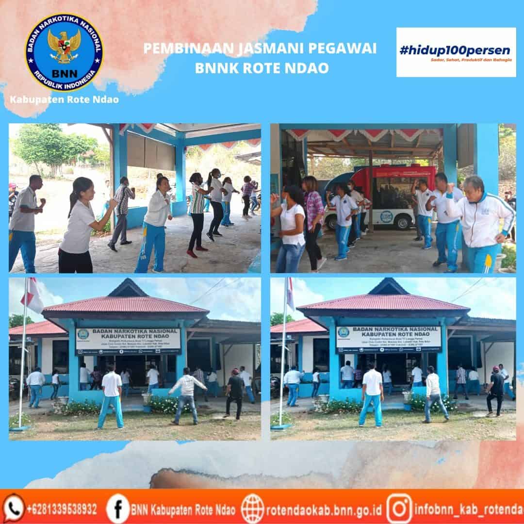 Pembinaan Jasmani Pegawai BNNK Rote Ndao Pembinaan Jasmani Pegawai BNNK Rote Ndao