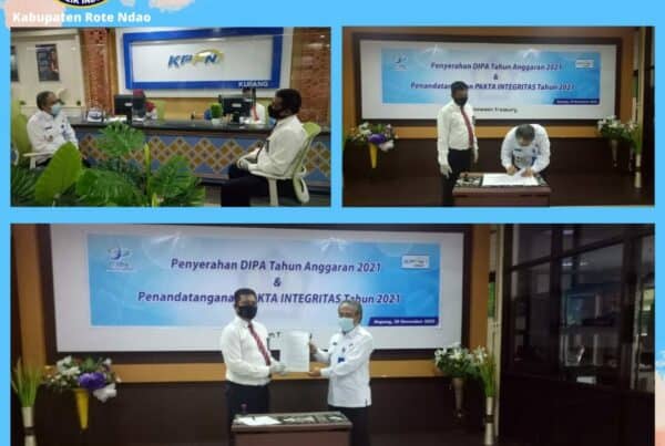 Penyerahan DIPA Tahun Anggaran 2021 dan Penandatanganan Pakta Integritas Tahun 2021
