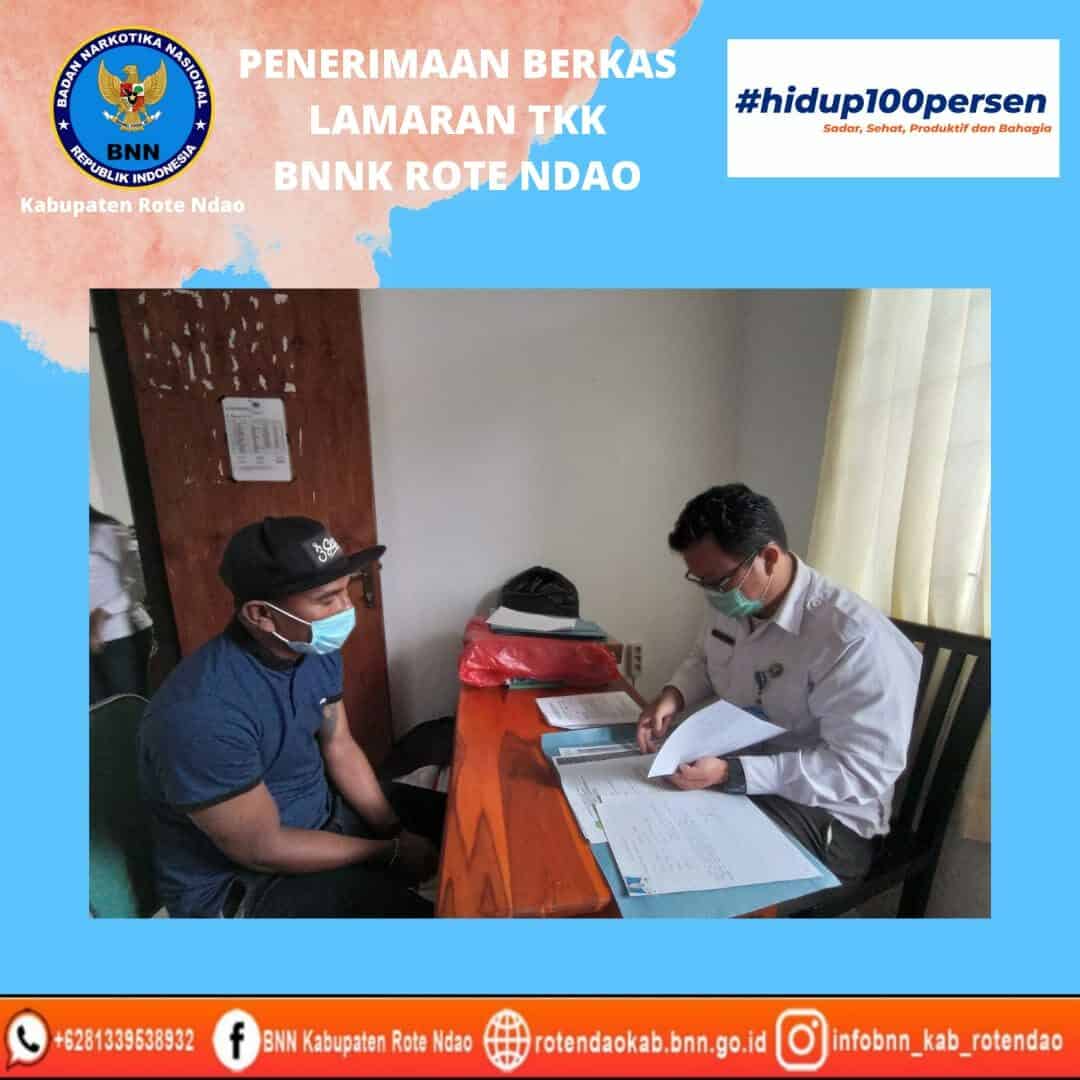 Penerimaan Berkas Lamaran TKK BNNK Rote Ndao Penerimaan Berkas Lamaran TKK BNNK Rote Ndao