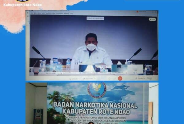 Rapat Anev BNN RI BNNP dan BNNK/Kota Seluruh Indonesia melalui Video Conference