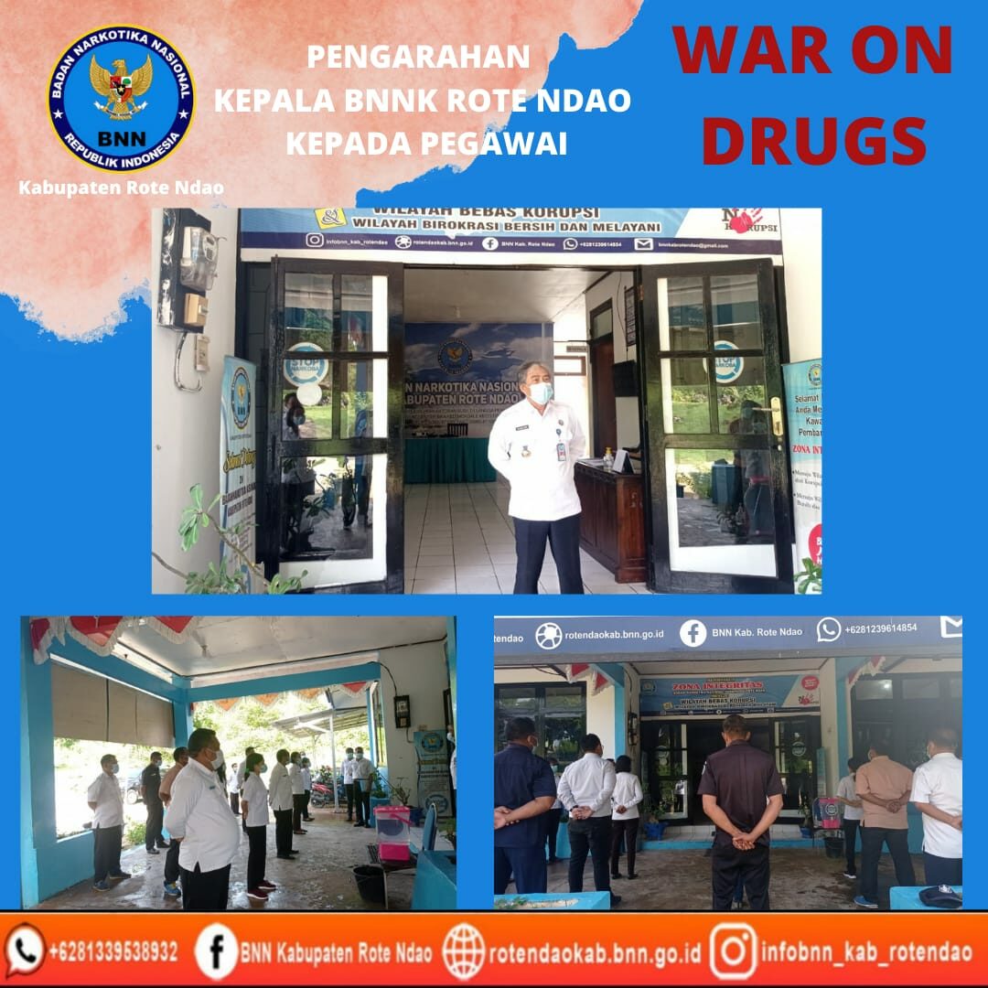 Kepala BNNK Rote Ndao Memberikan Pengarahan Kepada Pegawai Kepala BNNK Rote Ndao Memberikan Pengarahan Kepada Pegawai