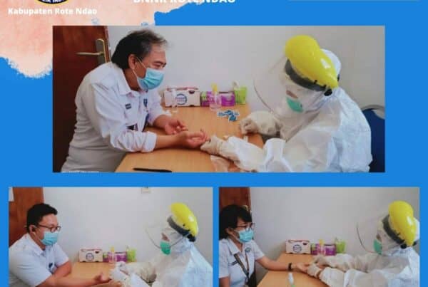 Cegah Covid-19, dilakukan Pemeriksaan Rapid Test Pegawai BNNK Rote Ndao