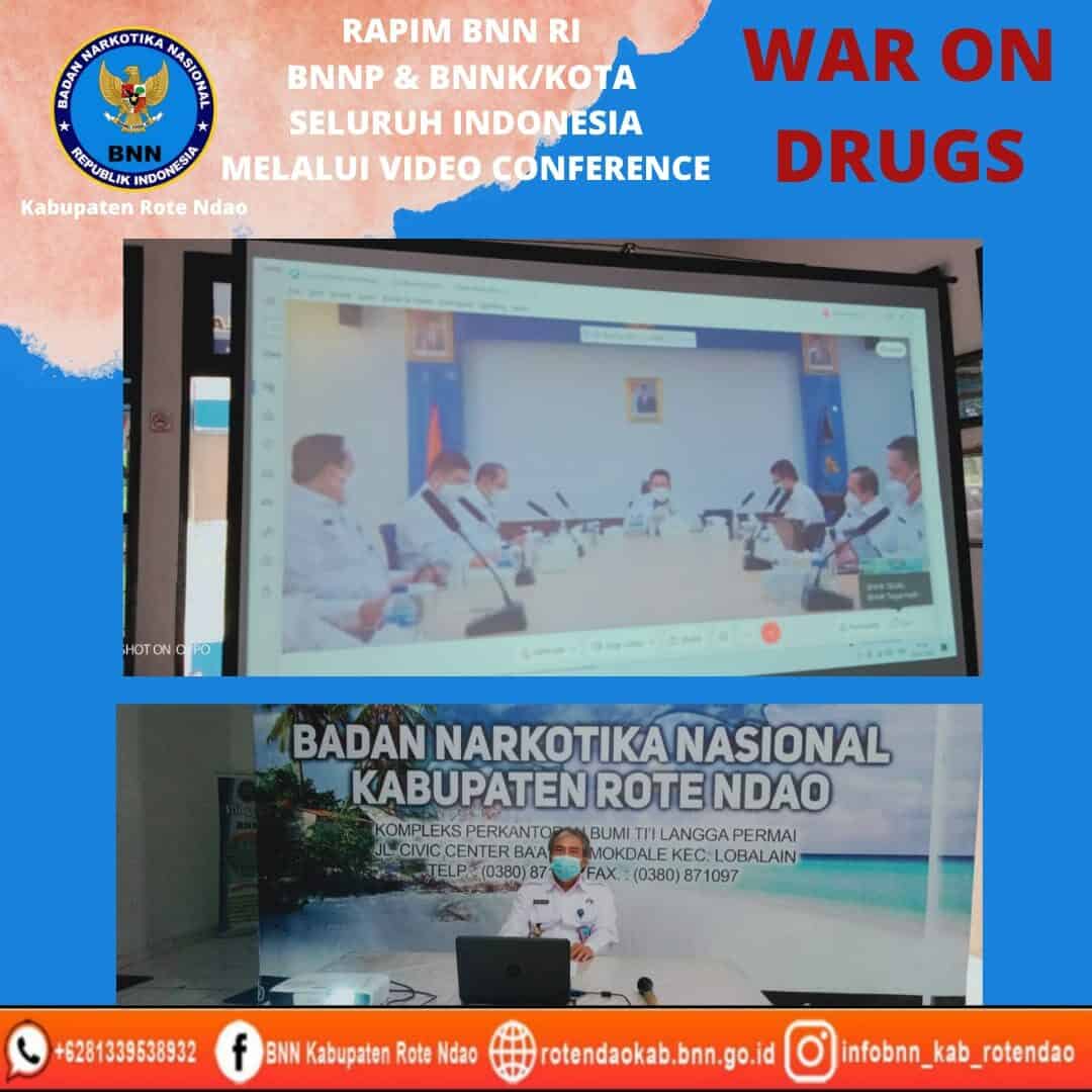 Rapim BNN RI BNNP Dan BNNK/Kota Seluruh Indonesia Melalui Video Conference Rapim BNN RI BNNP Dan BNNK/Kota Seluruh Indonesia Melalui Video Conference