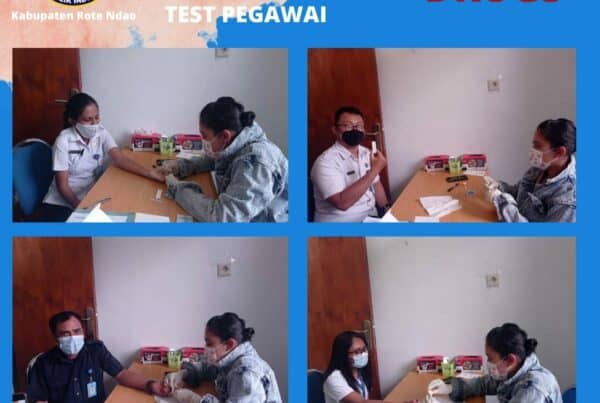 Cegah Covid-19, dilakukan Pemeriksaan Rapid Test Pegawai BNNK Rote Ndao