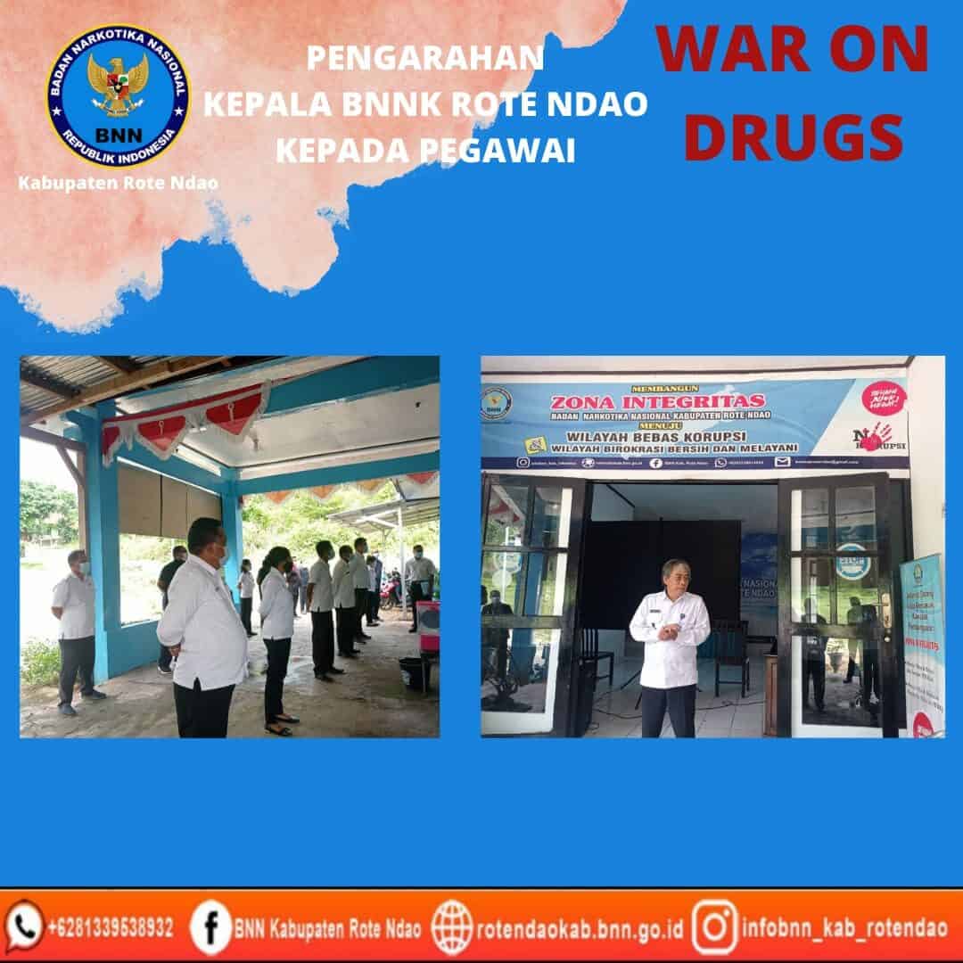 Kepala BNNK Rote Ndao Memberikan Pengarahan Kepada Pegawai Kepala BNNK Rote Ndao Memberikan Pengarahan Kepada Pegawai