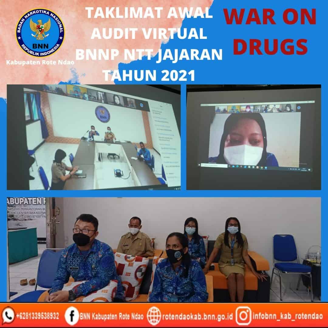 Taklimat Awal Audit Virtual BNNP NTT Beserta Jajarannya Tahun 2021 Taklimat Awal Audit Virtual BNNP NTT Beserta Jajarannya Tahun 2021