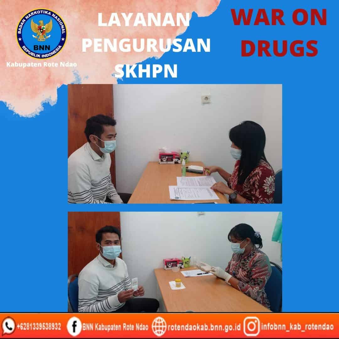 Pelayanan Pengurusan Surat Keterangan Hasil Pemeriksaan Narkoba (SKHPN) pada Klinik Pratama BNNK Rote Ndao Pelayanan Pengurusan Surat Keterangan Hasil Pemeriksaan Narkoba (SKHPN) pada Klinik Pratama BNNK Rote Ndao