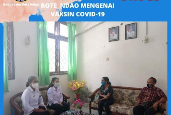 Koordinasi BNNK Rote Ndao dengan Dinas Kesehatan Kabupaten Rote Ndao Mengenai Vaksin Covid-19