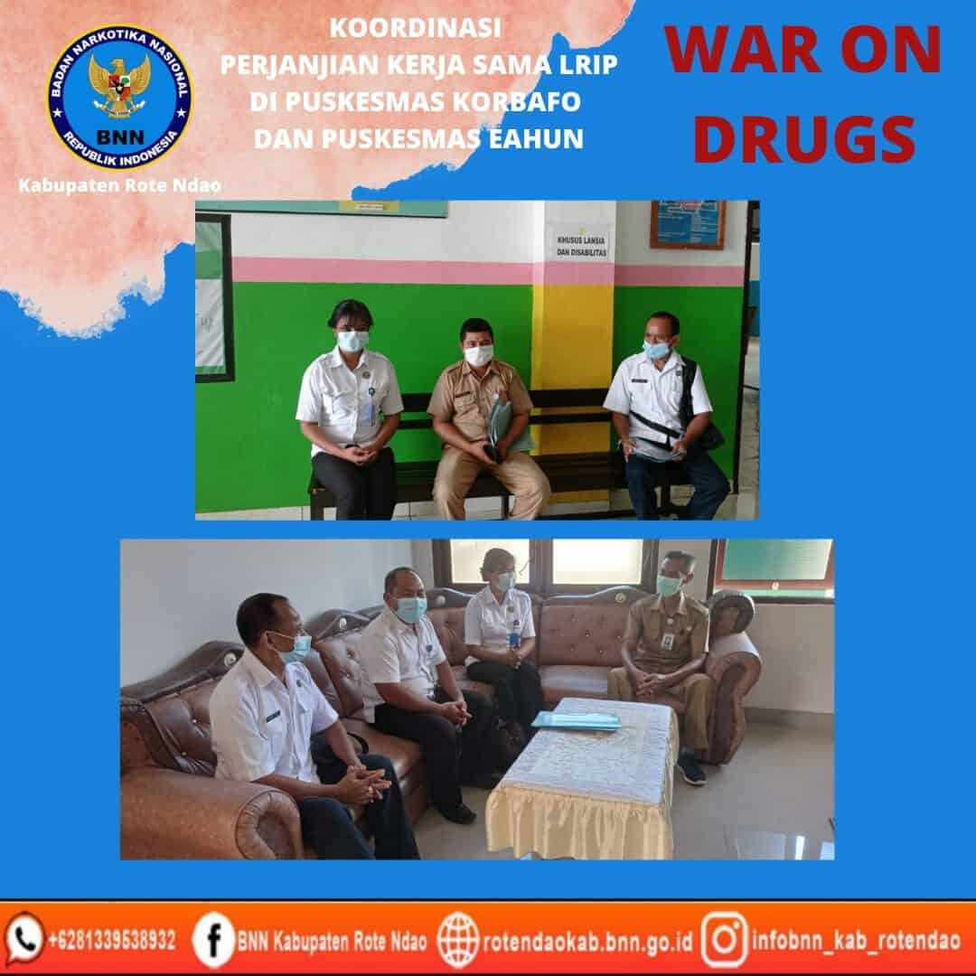 Koordinasi Perjanjian Kerja Sama Lembaga Rehabilitasi Instansi Pemerintah di Puskesmas Korbafo dan Puskesmas Eahun Koordinasi Perjanjian Kerja Sama Lembaga Rehabilitasi Instansi Pemerintah di Puskesmas Korbafo dan Puskesmas Eahun