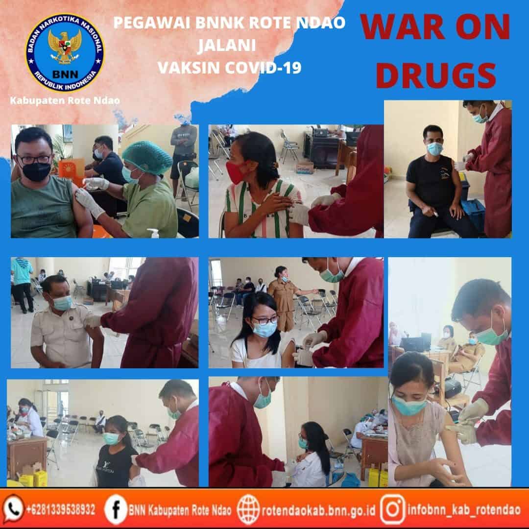 Pegawai BNNK Rote Ndao Jalani Vaksin Covid-19 Pegawai BNNK Rote Ndao Jalani Vaksin Covid-19