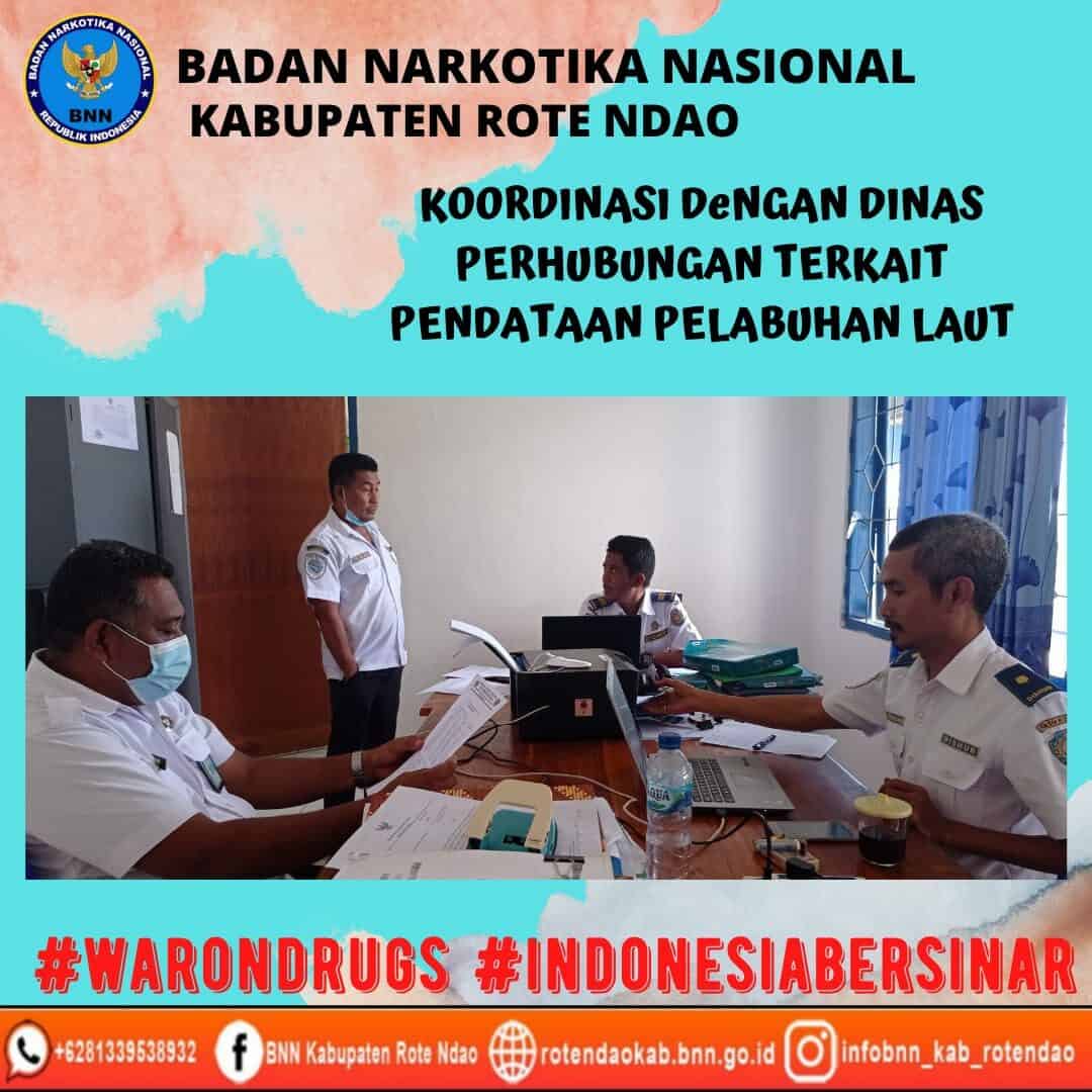 Koordinasi dengan Dinas Perhubungan Kabupaten Rote Ndao Terkait Pendataan Pelabuhan Laut Koordinasi dengan Dinas Perhubungan Kabupaten Rote Ndao Terkait Pendataan Pelabuhan Laut