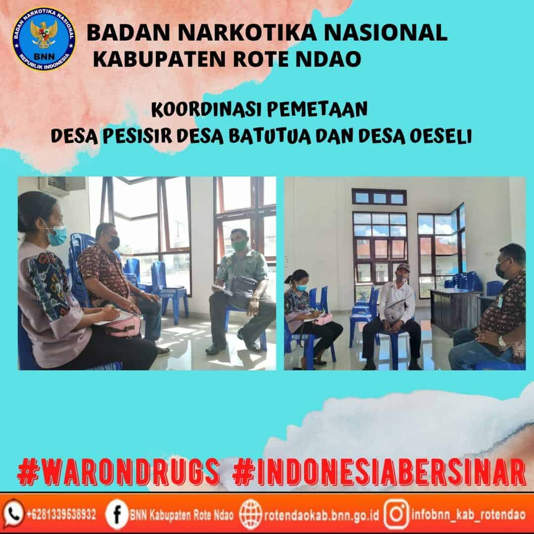 Koordinasi pemetaan Desa Pesisir Desa Batutua dan Desa Oeseli Koordinasi pemetaan Desa Pesisir Desa Batutua dan Desa Oeseli