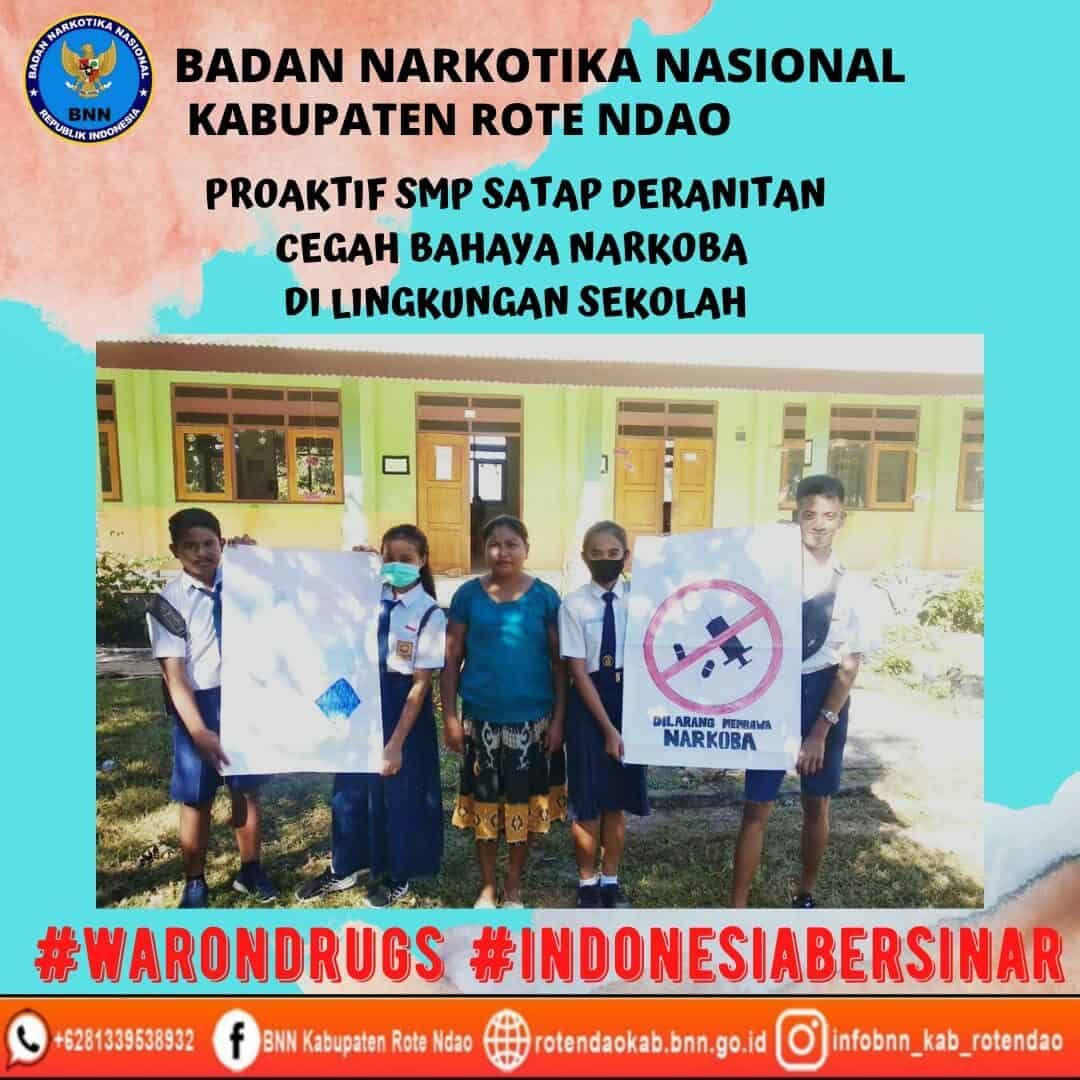 Proaktif SMPN SATAP Deranitan Himbau bahaya narkoba di Lingkungan Sekolah Proaktif SMPN SATAP Deranitan Himbau bahaya narkoba di Lingkungan Sekolah