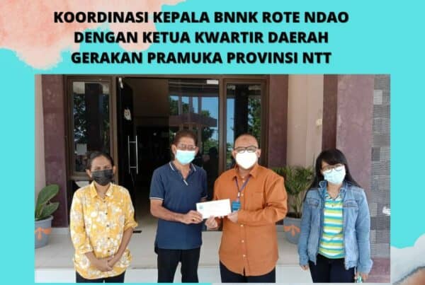 Koordinasi Kepala BNNK Rote Ndao dengan Ketua Kwartir Daerah Gerakan Pramuka Provinsi NTT Koordinasi Kepala BNNK Rote Ndao dengan Ketua Kwartir Daerah Gerakan Pramuka Provinsi NTT