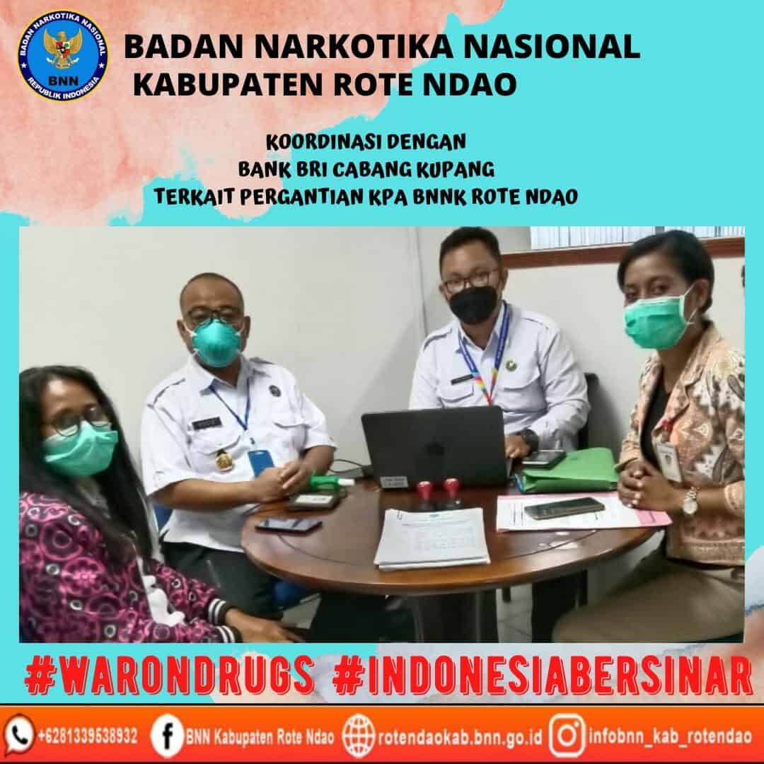 Koordinasi dengan Bank BRI Cabang Kupang terkait Pergantian KPA Koordinasi dengan Bank BRI Cabang Kupang terkait Pergantian KPA