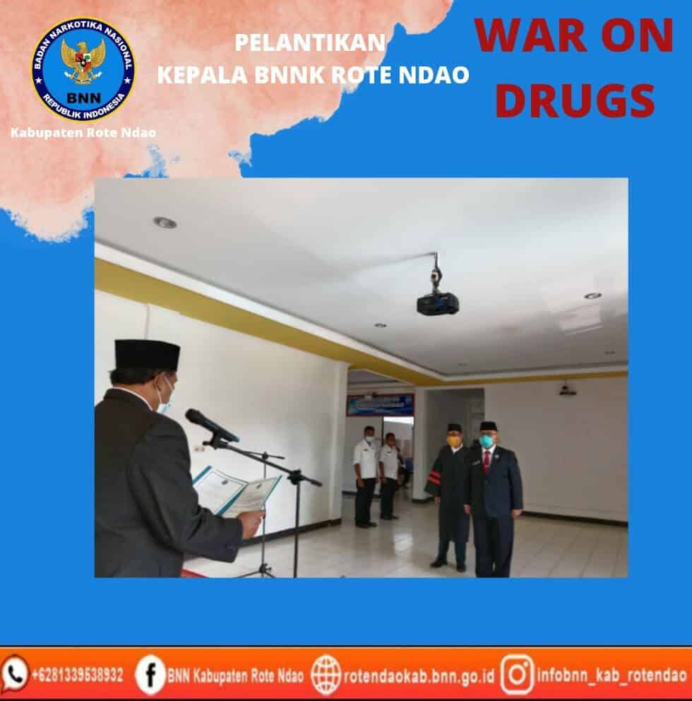 Pelantikan Kepala BNNK Rote Ndao Pelantikan Kepala BNNK Rote Ndao