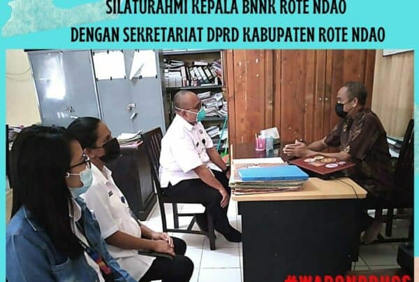 Silaturahmi Kepala BNNK Rote Ndao ke Sekwan Kabupaten Rote Ndao