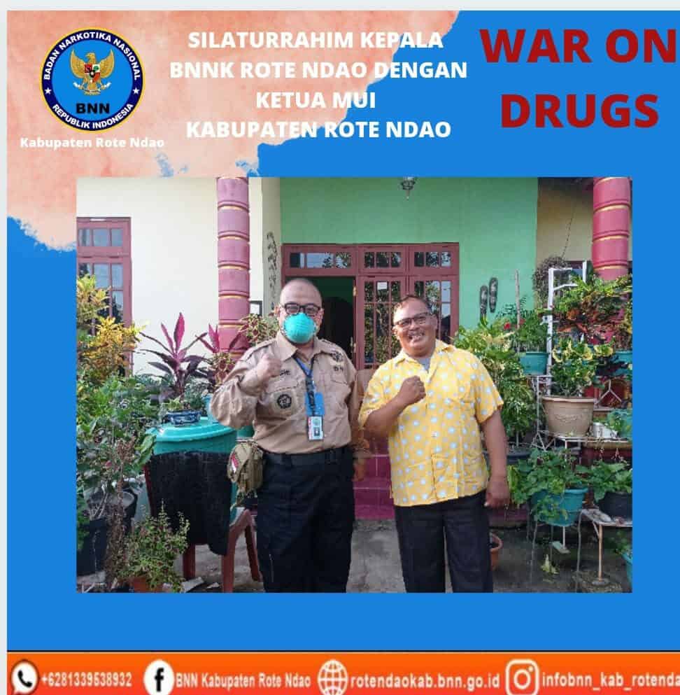 Silaturrahim Kepala BNNK Rote Ndao dengan Ketua MUI Kabupaten Rote Ndao Silaturrahim Kepala BNNK Rote Ndao dengan Ketua MUI Kabupaten Rote Ndao