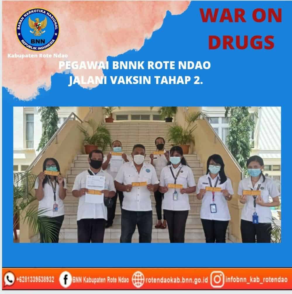 Pegawai BNNK Rote Ndao Jalani Vaksin Covid-19 tahap 2 Pegawai BNNK Rote Ndao Jalani Vaksin Covid-19 tahap 2