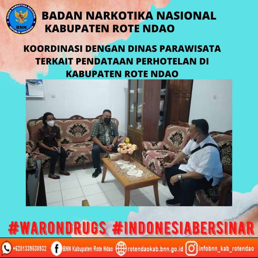 Koordinasi dengan Kepala Dinas Kebudayaan dan Pariwisata terkait Pendataan Perhotelan Koordinasi dengan Kepala Dinas Kebudayaan dan Pariwisata terkait Pendataan Perhotelan