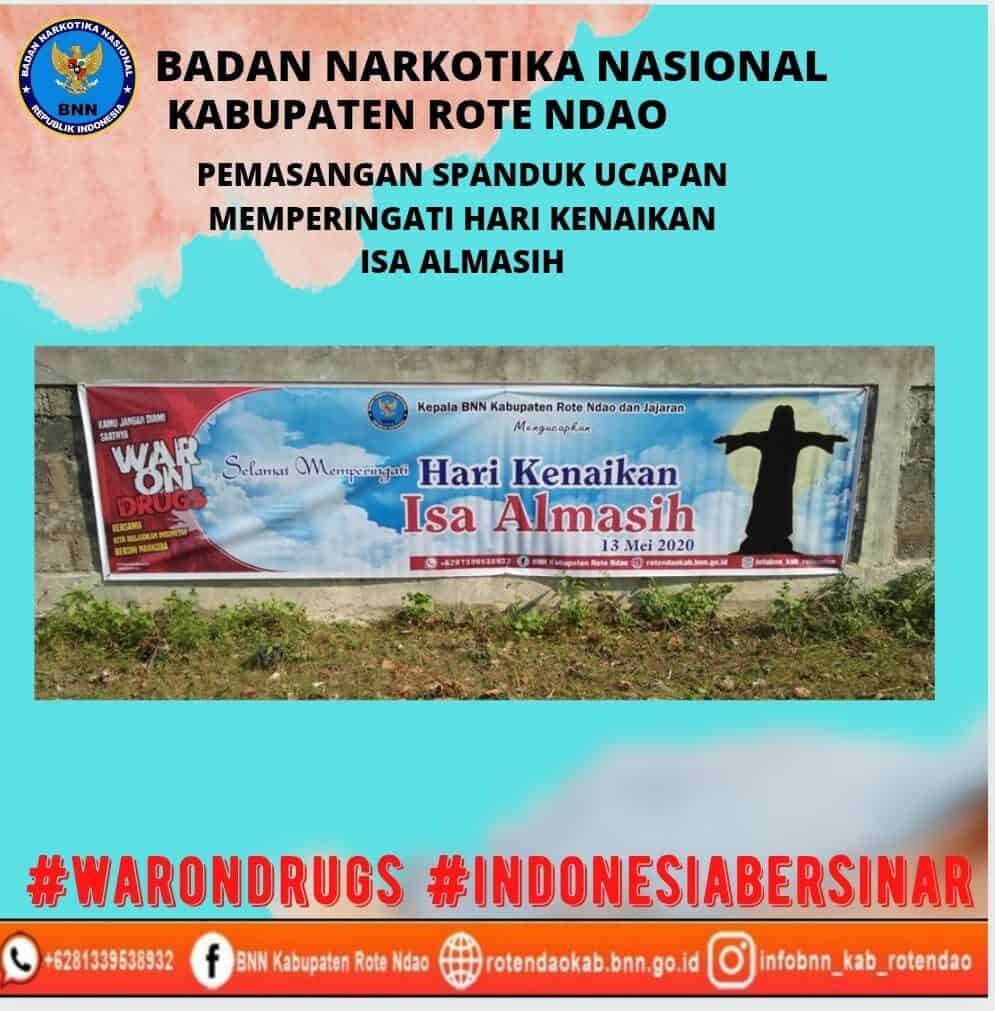 Pemasangan Spanduk Ucapan Selamat Memperingati Hari Kenaikan Isa Almasih Pemasangan Spanduk Ucapan Selamat Memperingati Hari Kenaikan Isa Almasih