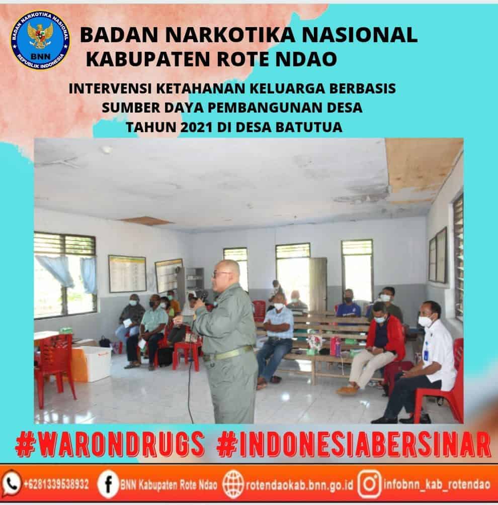 BNNK Rote Ndao Gelar Kegiatan Intervensi Ketahanan Keluarga Berbasis Sumber Daya Pembangunan Desa Tahun 2021 di Desa Batutua BNNK Rote Ndao Gelar Kegiatan Intervensi Ketahanan Keluarga Berbasis Sumber Daya Pembangunan Desa Tahun 2021 di Desa Batutua
