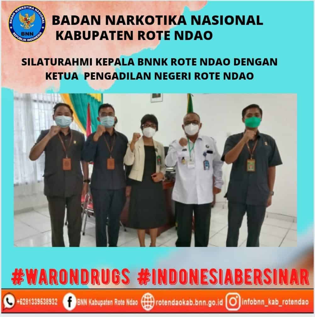 Silaturahmi Kepala BNNK Rote Ndao dengan Ketua Pengadilan Negeri Rote Ndao Konsep Otomatis