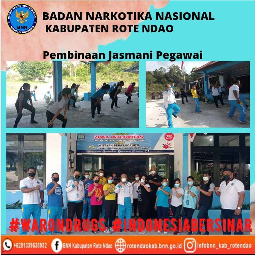 Pembinaan Jasmani Pegawai BNNK Rote Ndao Pembinaan Jasmani Pegawai BNNK Rote Ndao