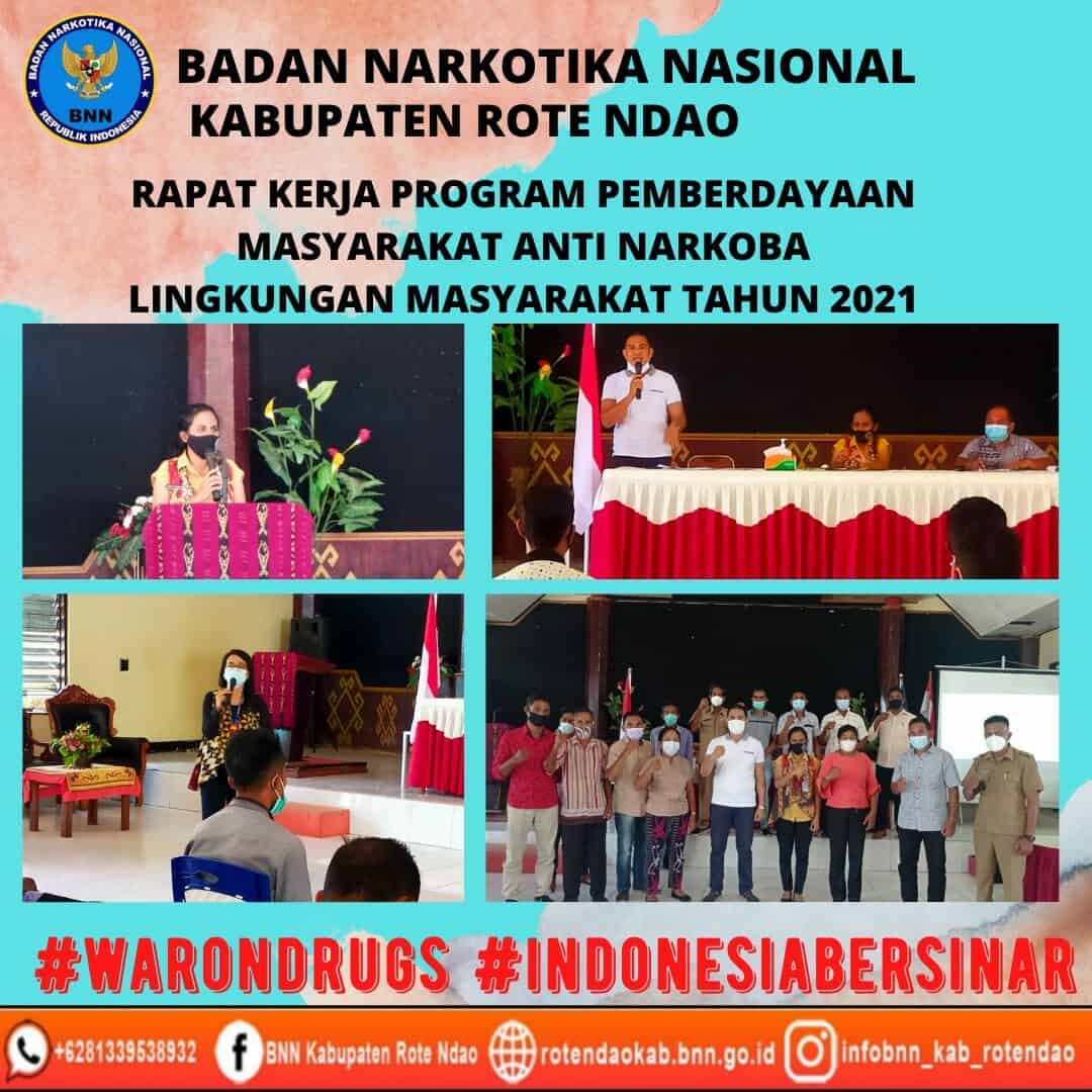 Rapat Kerja Program Pemberdayaan Masyarakat Anti Narkoba Lingkungan Masyarakat Tahun 2021 Rapat Kerja Program Pemberdayaan Masyarakat Anti Narkoba Lingkungan Masyarakat Tahun 2021