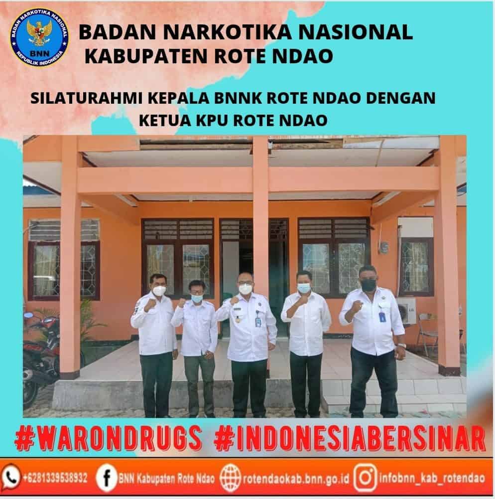 Silaturahmi Kepala BNNK Rote Ndao dengan Ketua KPU Rote Ndao Silaturahmi Kepala BNNK Rote Ndao dengan Ketua KPU Rote Ndao