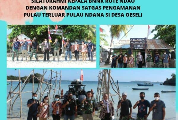 Silaturahmi Kepala BNNK Rote Ndao dengan Komandan Satgas Pengamanan Pulau terluar Pulau Ndana Silaturahmi Kepala BNNK Rote Ndao dengan Komandan Satgas Pengamanan Pulau terluar Pulau Ndana