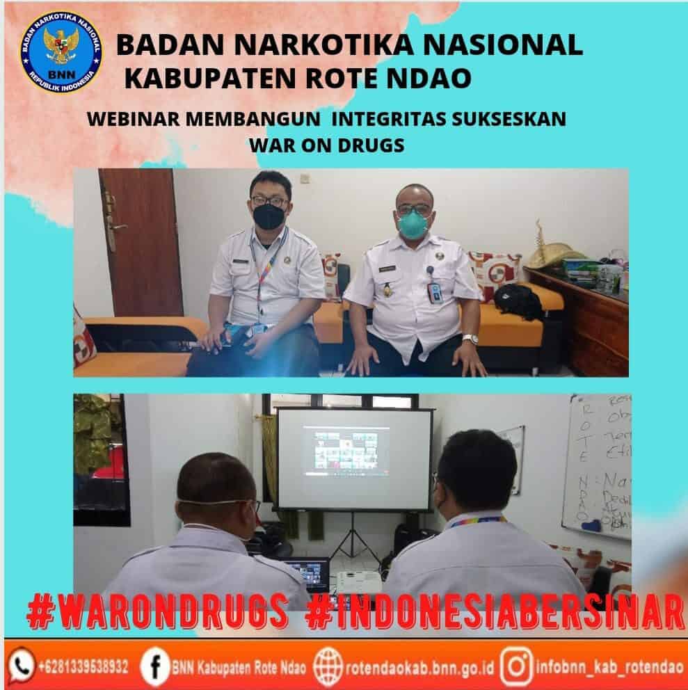 Webinar Membangun Integritas Sukseskan War On Drugs Webinar Membangun Integritas Sukseskan War On Drugs