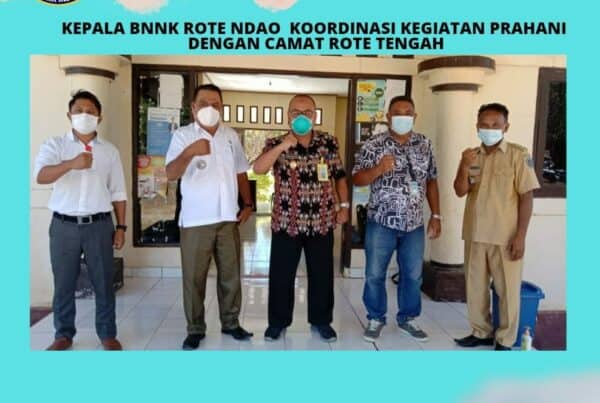 Kepala BNNK Rote Ndao Koordinasi kegiatan PraHani dengan Camat Rote Tengah