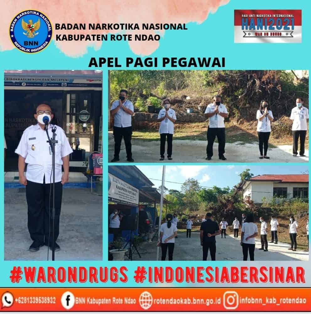 Apel Pagi Pegawai BNNK Rote Ndao Apel Pagi Pegawai BNNK Rote Ndao