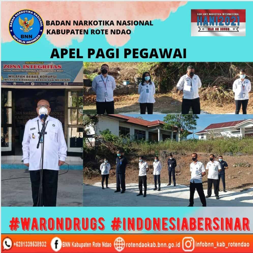 Apel Pagi Pegawai BNNK Rote Ndao Apel Pagi Pegawai BNNK Rote Ndao