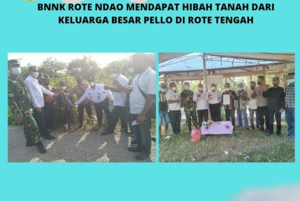 BNNK Rote Ndao Mendapat Hibah Tanah dari Keluarga Besar Pello di Rote Tengah