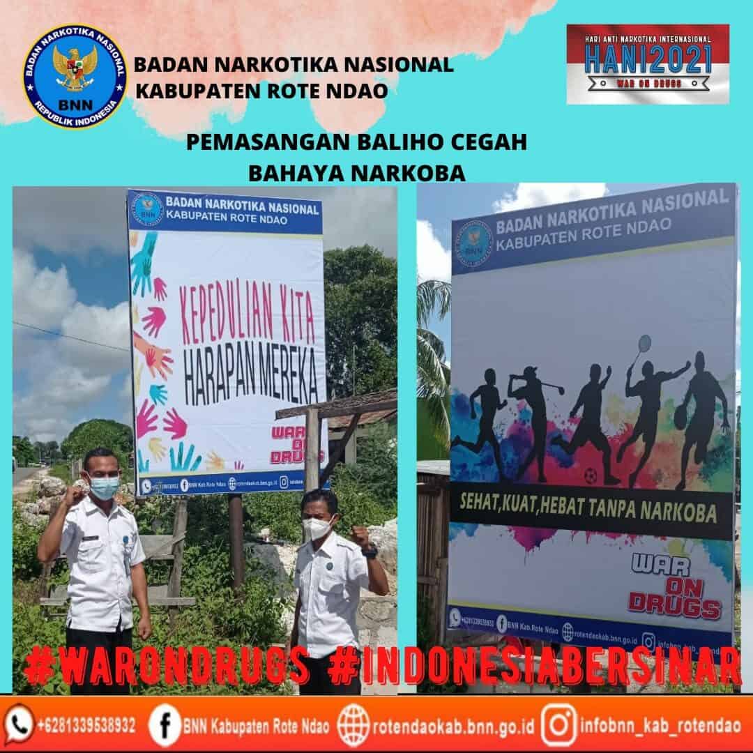 Pemasangan Baliho Cegah Bahaya Narkoba Pemasangan Baliho Cegah Bahaya Narkoba