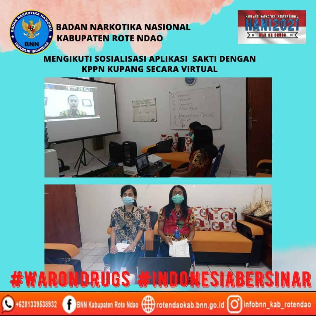 Mengikuti Sosialisasi Aplikasi Sakti dengan KPPN Kupang Secara Virtual Mengikuti Sosialisasi Aplikasi Sakti dengan KPPN Kupang Secara Virtual