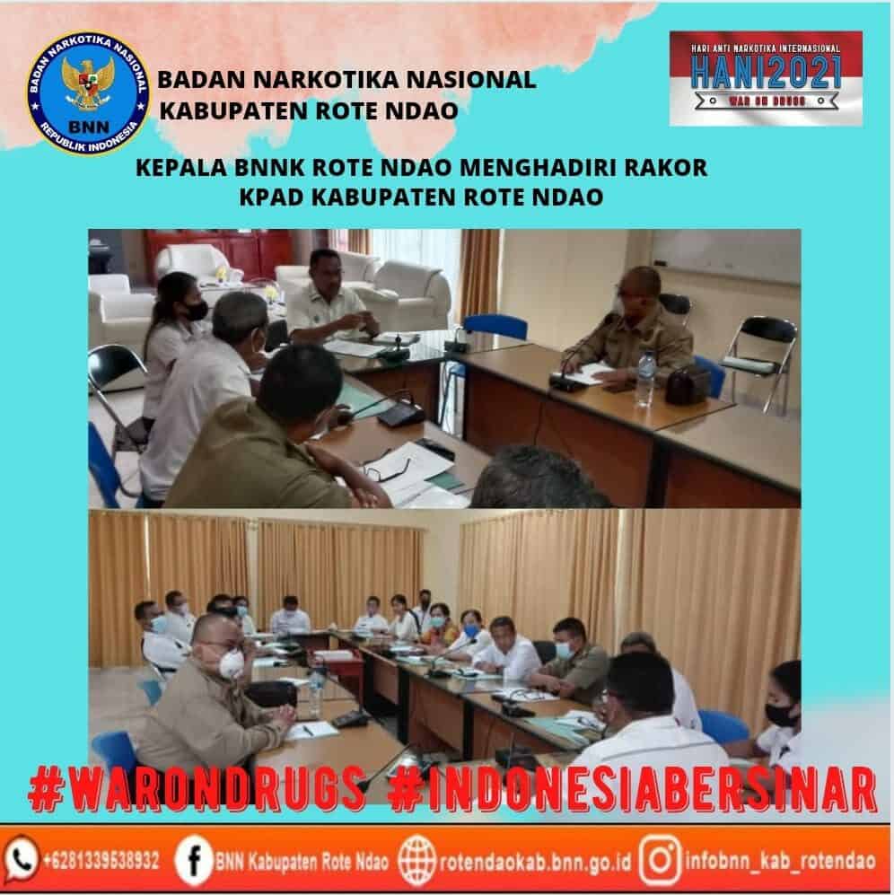 Kepala BNNK Rote Ndao Menghadiri Rapat Koordinasi KPAD, Rapat di Pimpin oleh Wakil Bupati Rote Ndao Kepala BNNK Rote Ndao Menghadiri Rapat Koordinasi KPAD, Rapat di Pimpin oleh Wakil Bupati Rote Ndao
