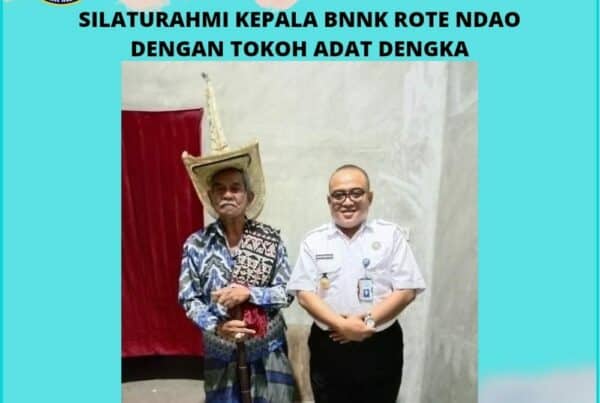 Silaturahmi Kepala BNNK Rote Ndao dengan Tokoh Adat Dengka
