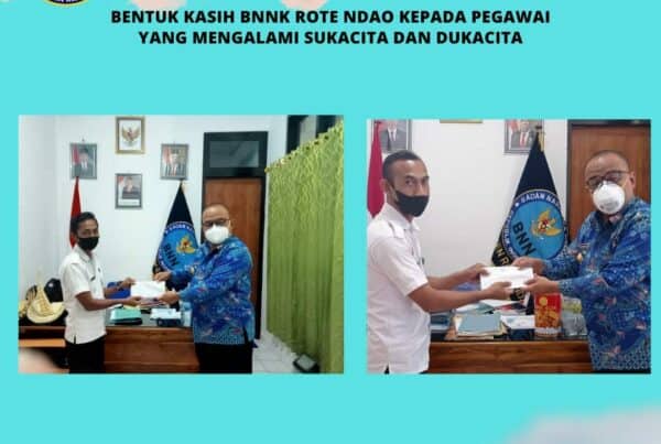 Bentuk kasih BNNK Rote Ndao kepada pegawai yang mengalami sukacita dan dukacita